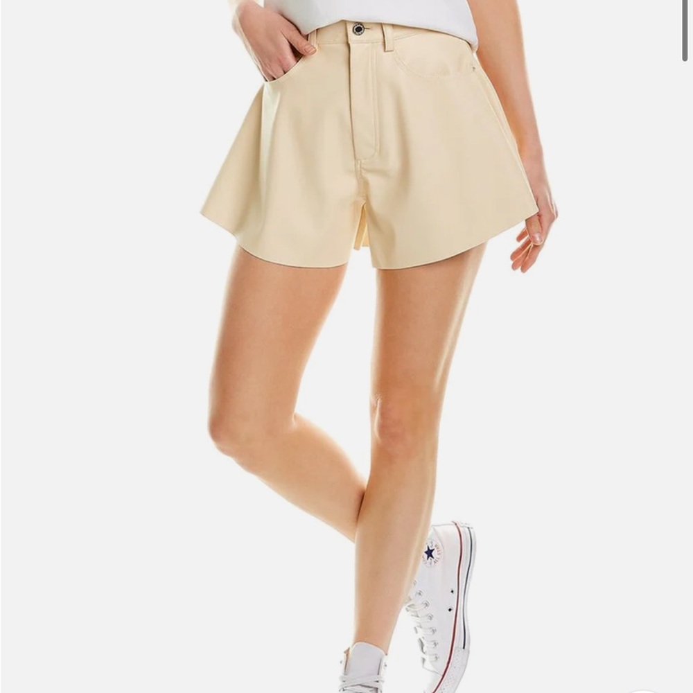 We Wore What flare bell shorts